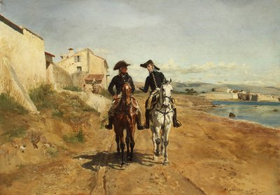 Een Generaal en Zijn Adjudant door Jean Louis Ernest Meissonier