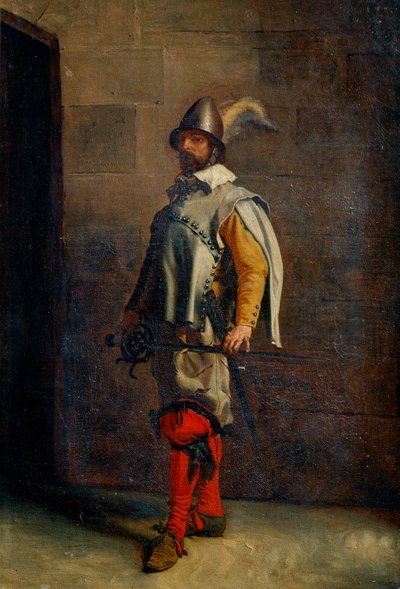 Een Hugenoot, 19e eeuw door Jean Louis Ernest Meissonier