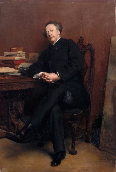 Alexandre Dumas, fils door Jean Louis Ernest Meissonier