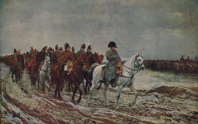 Napoleon tijdens de Franse campagne van 1814 door Jean Louis Ernest Meissonier