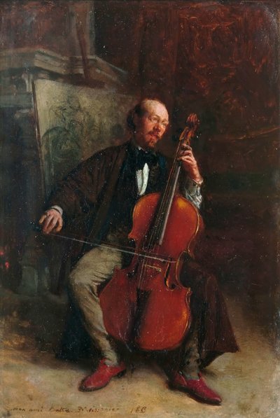 Portret van de componist Alexandre Batta 1816-1902 door Jean Louis Ernest Meissonier