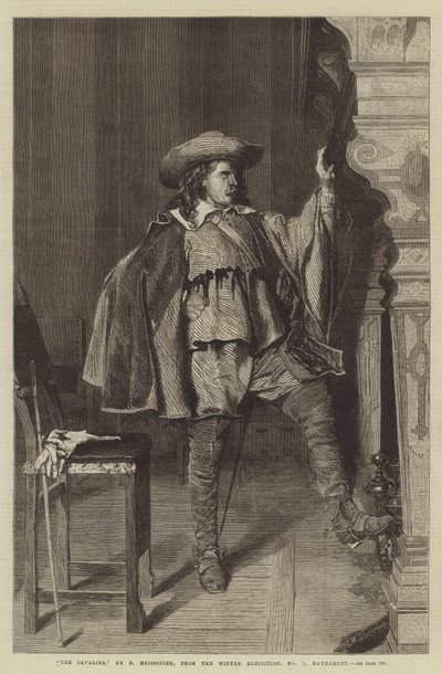 De Ridder, van de Wintertentoonstelling, Nr. 7, Haymarket door Jean Louis Ernest Meissonier