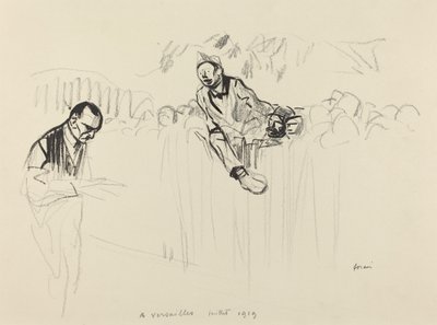 In Versailles juli 1919, waarschijnlijk 1919 door Jean Louis Forain