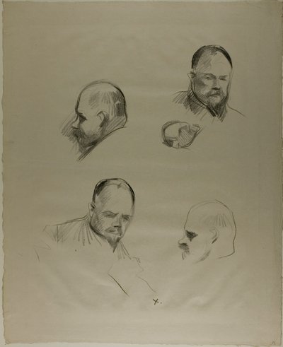 Ambroise Vollard, Vier Schetsen door Jean Louis Forain