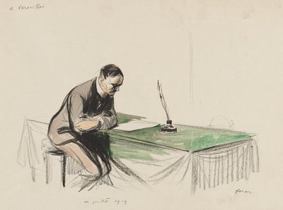 In Versailles, juli 1919 door Jean Louis Forain