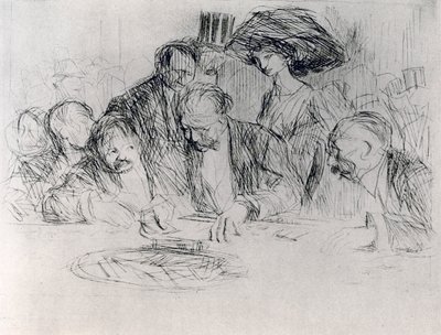 Aan de goktafel door Jean Louis Forain
