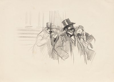 Op de Beurs, ca. 1900 door Jean Louis Forain
