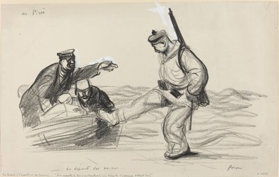 Au Piree. - Het vertrek van de boches, c. 1914-1919 door Jean Louis Forain