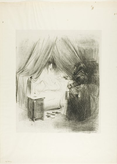 Ontbijt (verticale plaat) door Jean Louis Forain