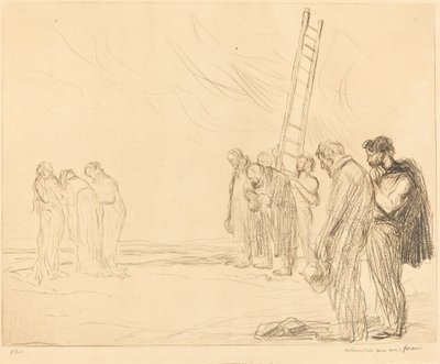 Calvarie (tweede plaat) door Jean Louis Forain