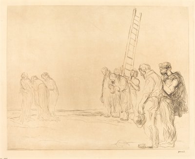 Calvarie (tweede plaat) door Jean Louis Forain