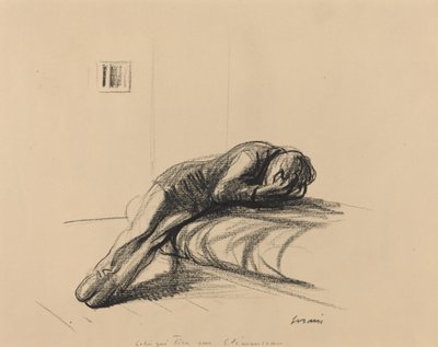 Degene die op Clemenceau schoot, in of na 1919 door Jean Louis Forain