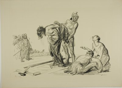 Christus Ontkleed van Zijn Kleren door Jean Louis Forain