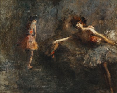 Circusartiesten door Jean Louis Forain