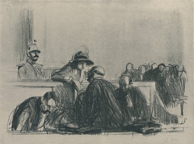 Conseil Juridique, 1919 door Jean Louis Forain