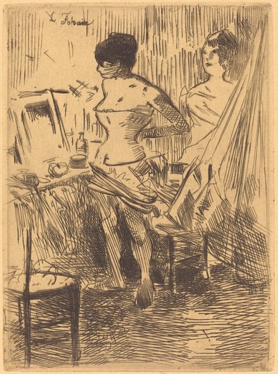 Dansers in hun Kleedkamer door Jean Louis Forain
