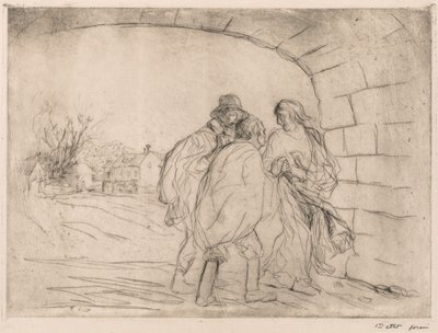 Ontmoeting onder het gewelf door Jean Louis Forain