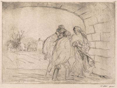 Ontmoeting onder het gewelf door Jean Louis Forain