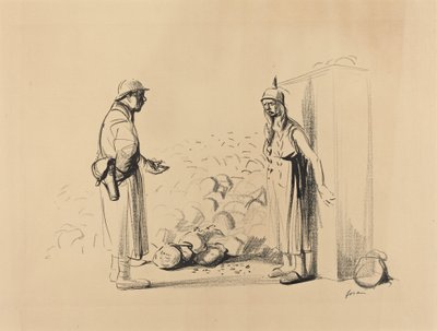 Het verbergen van de louis door Jean Louis Forain