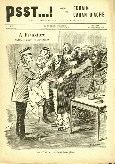 Illustratie door Jean-Louis Forain in Psst...! door Jean Louis Forain