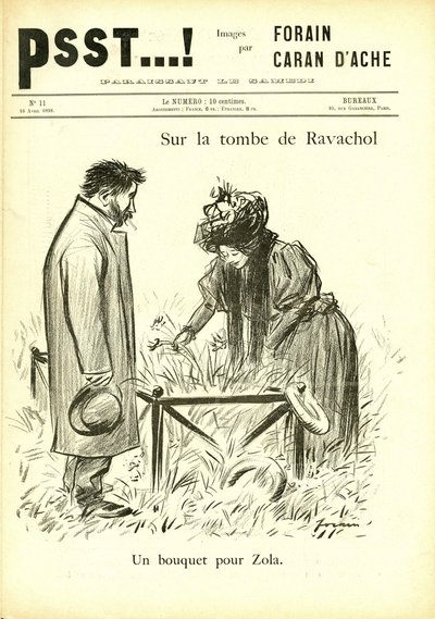 Illustratie door Jean-Louis Forain (1852-1931) in Psst...! door Jean Louis Forain