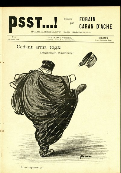Illustratie door Jean-Louis Forain (1852-1931) in Psst...! door Jean Louis Forain