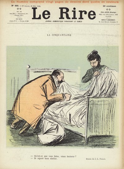 Illustratie voor Le Rire door Jean Louis Forain
