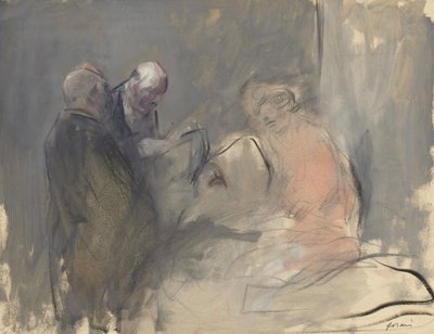 In het Ziekenhuis (recto) door Jean Louis Forain