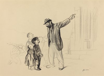 De kerk van hun vaders door Jean Louis Forain
