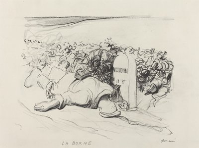 La Borne, Verdun, ca. 1916 door Jean Louis Forain