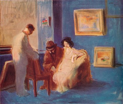 De kunsthandelaar, ca. 1927 door Jean Louis Forain