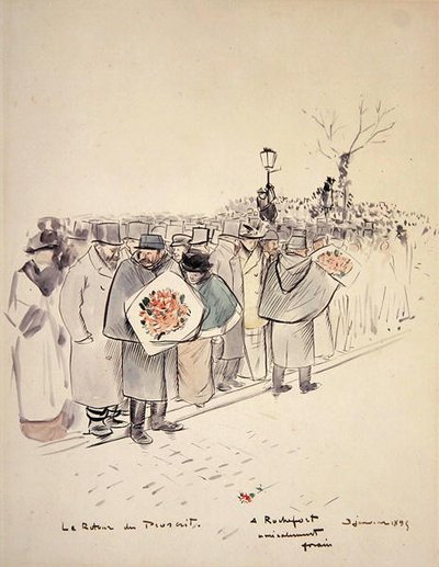 Le Retour du Proscrit, c.1895 door Jean Louis Forain