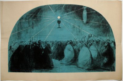 Lourdes, 1914, 25e Internationale Eucharistische Congres door Jean Louis Forain