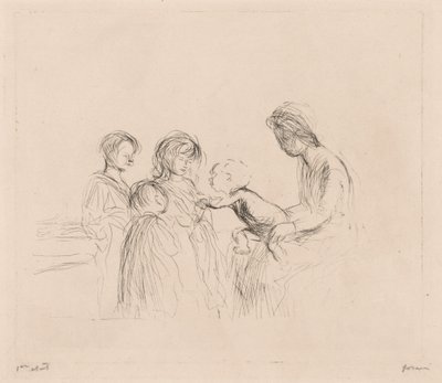 Madonna en Kinderen door Jean Louis Forain