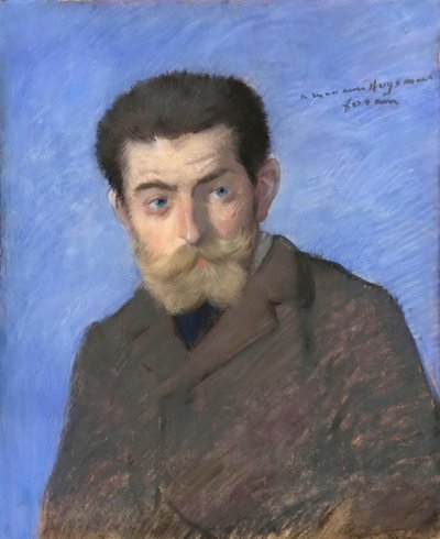 Portret van Joris-Karl Huysmans door Jean Louis Forain