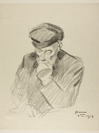 Portret van Renoir, Vierde Plaat door Jean Louis Forain