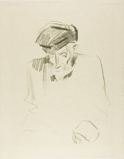 Portret van Renoir, tweede plaat door Jean Louis Forain