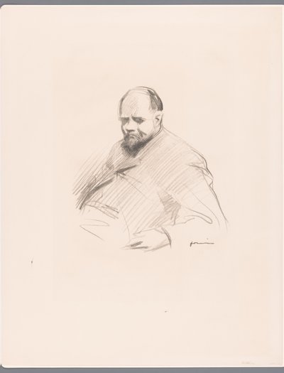 Portret van Ambroise Vollard door Jean Louis Forain