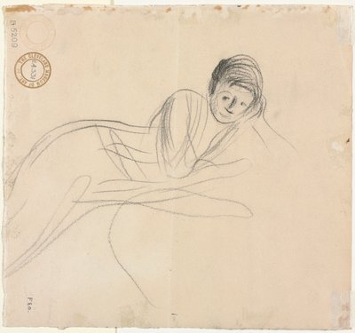 Liggende Vrouw (verso) door Jean Louis Forain
