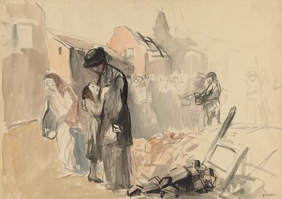 Herwonnen Gebied recto, ca. 1919 door Jean Louis Forain