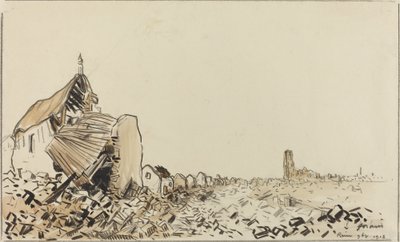Reims 9bre 1918 door Jean Louis Forain
