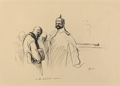 Si ils avaient vaincu, c. 1919 door Jean Louis Forain