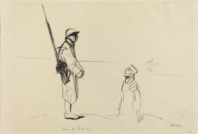 Sur le Rhin, c. 1914-1919 door Jean Louis Forain