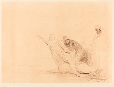 De Overspelige (derde plaat) door Jean Louis Forain