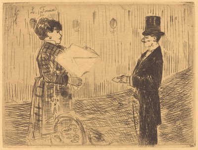 Het boeket door Jean Louis Forain