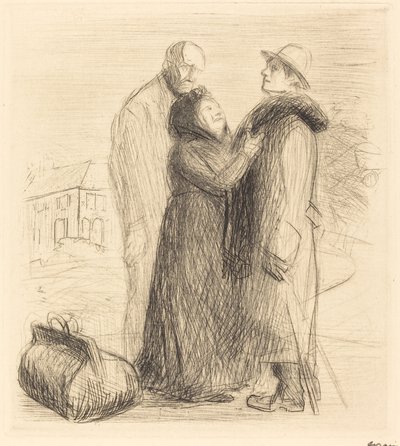 Het Vertrek van de Verloren Zoon (eerste plaat, verticaal) door Jean Louis Forain