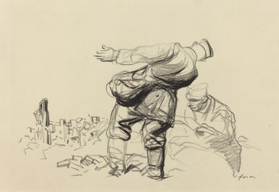 Het rijk vernietigt, de republiek betaalt door Jean Louis Forain