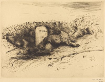 Het Einde - Verdun door Jean Louis Forain