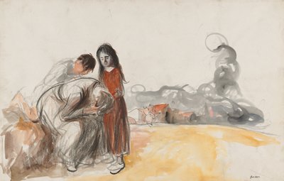 De Duitsers zijn weg, eind 19e of begin 20e eeuw door Jean Louis Forain