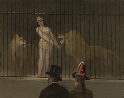 De leeuwentemmer door Jean Louis Forain